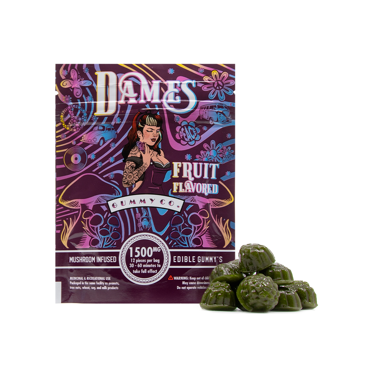 DAMES MUSHROOM INFUSED GUMMIES
